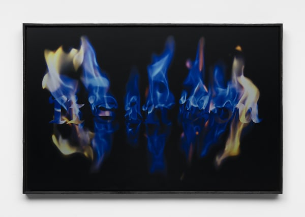 Léo Luccioni It's In You - "Yop", 2021 Dye-sublimation print on ChromaLuxe aluminum panel, artist frame (burnt wood finish) 47 x 72 x 4.5 cm, 18 x 28 x 2 in.