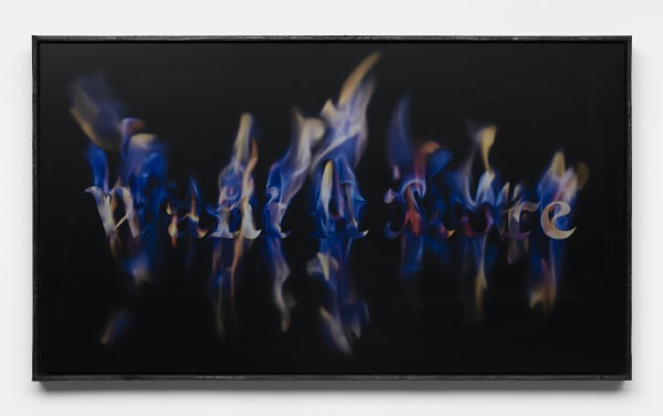 Léo Luccioni Want It More - "Asics", 2021 Dye-sublimation print on ChromaLuxe aluminum panel, artist frame (burnt wood finish) 47 x 82 x 4.5 cm. 18 x 32 x 2 in.