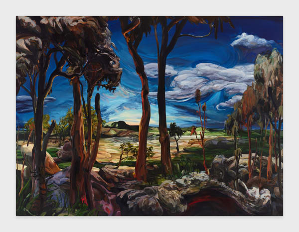 Emma Webster Magician, 2021 Oil on linen 183 x 244 cm. 72 x 96 in.