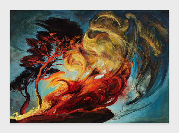 Emma Webster Cyclotrauma, 2021 Oil on linen 152 x 213 cm. 60 x 84 in.