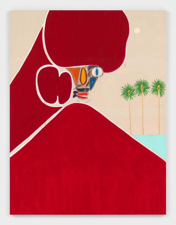 Susumu Kamijo Saw You On The Shore, 2022 Flashe vinyl paint on canvas 183 x 239 cm. 72 x 94 in.