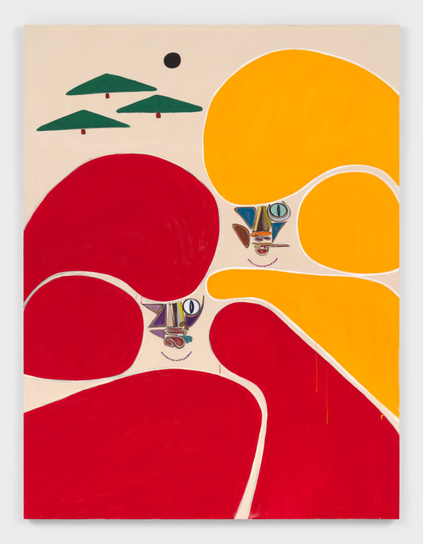 Susumu Kamijo Buddy Up, 2022 Flashe vinyl paint on canvas 183 x 239 cm. 72 x 94 in.