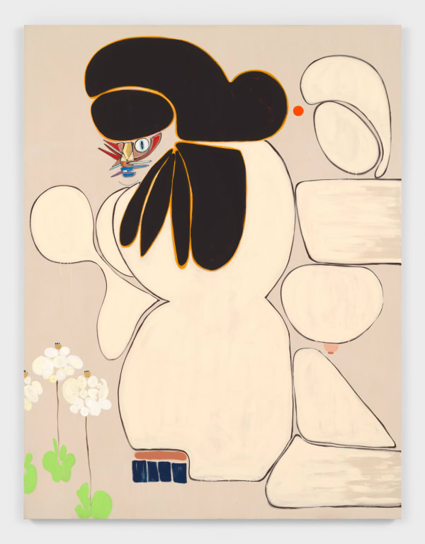 Susumu Kamijo White Garden, 2022 Flashe vinyl paint on canvas 183 x 239 cm. 72 x 94 in.