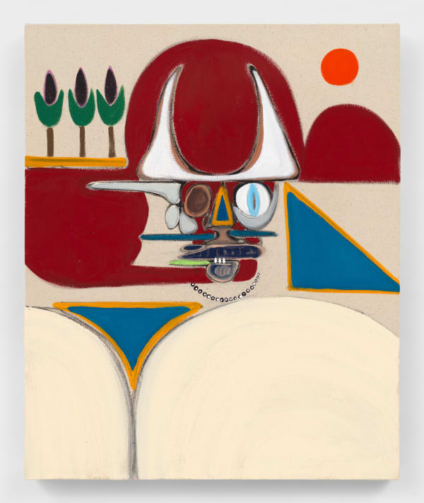 Susumu Kamijo Quiet Victory, 2022 Flashe vinyl paint on canvas 51 x 61 cm. 20 x 24 in.