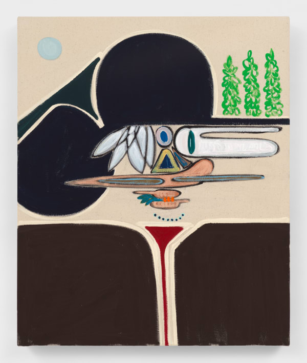 Susumu Kamijo Nothing Else, 2022 Flashe vinyl paint on canvas 51 x 61 cm. 20 x 24 in.