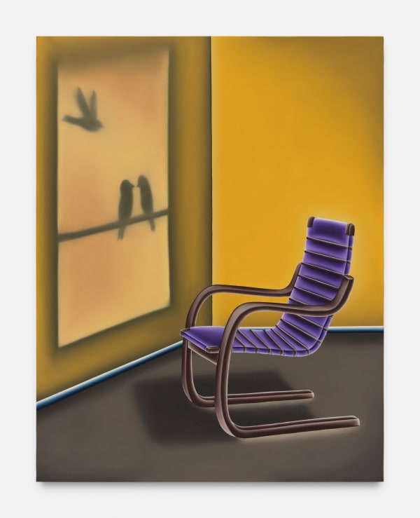 Laure Mary-Couégnias Framing Rules, 2022 Oil on Linen 146 x 114 cm. 57 x 44 in.
