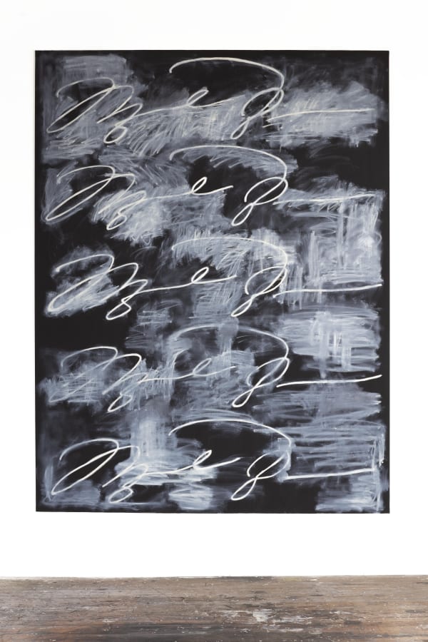 Tyrrell Winston Betting On Baseball, 2021 Oil Stick and gesso on canvas 244 x 183 x 4 cm. 96 x 72 x 2 in