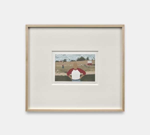 Shaina McCoy Play Ball, 2024 Oil on paper 12.7 x 17.8 cm. 5 x 7 in.