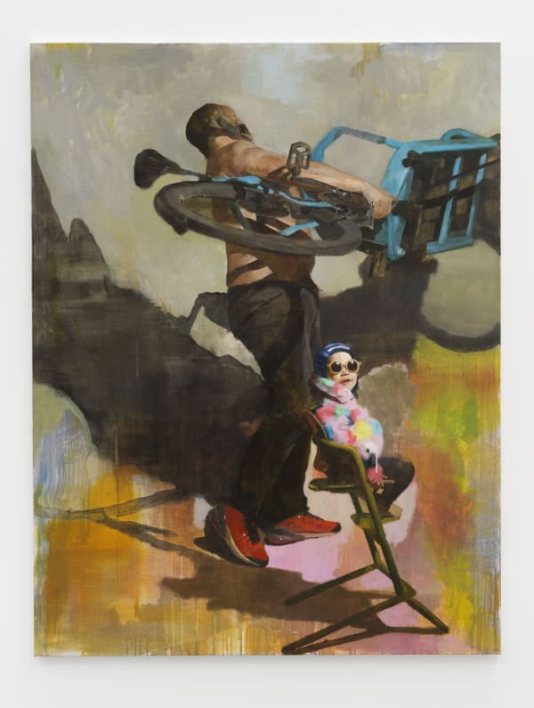 Gregory Defreyne A Billie, 2024 Oil and acrylic on canvas 170 x 130 cm. 67 x 51 in.