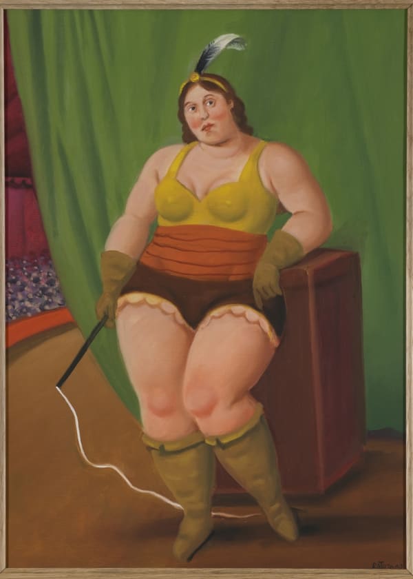 Botero Trainer 2008 Olio Su Tela Cm 48X35