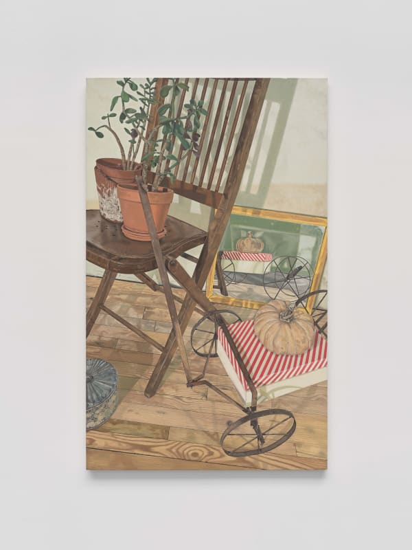 Michael Cline, Perched Jade, Perched Pumpkin, 2022