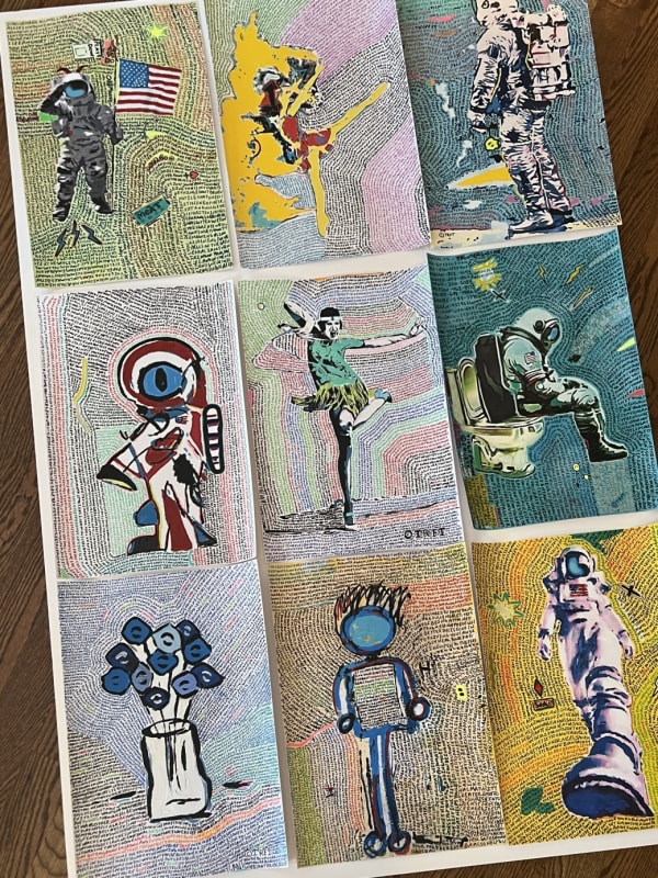 Mix tapes art by Atlanta artist The Real Frank Tee