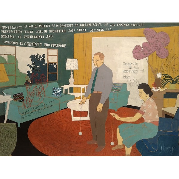 Intermission by Nashville outsider artist Harry Underwood
