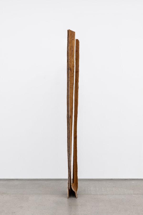 나점수 Na Jeom Soo (b. 1969, Korea) 식물적 사유 Thoughts from the Plants 2009 Paint on wood 29 × 283 × 25 cm