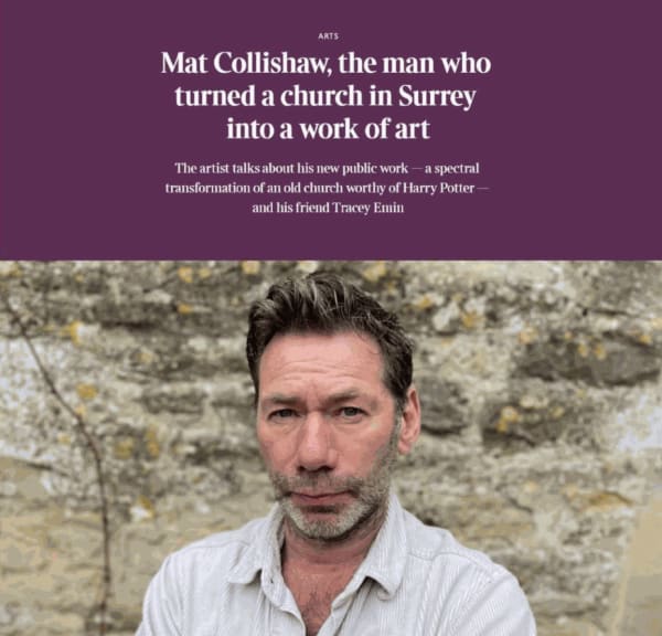 Mat Collishaw, the man who turned a church in Surrey into a work of art