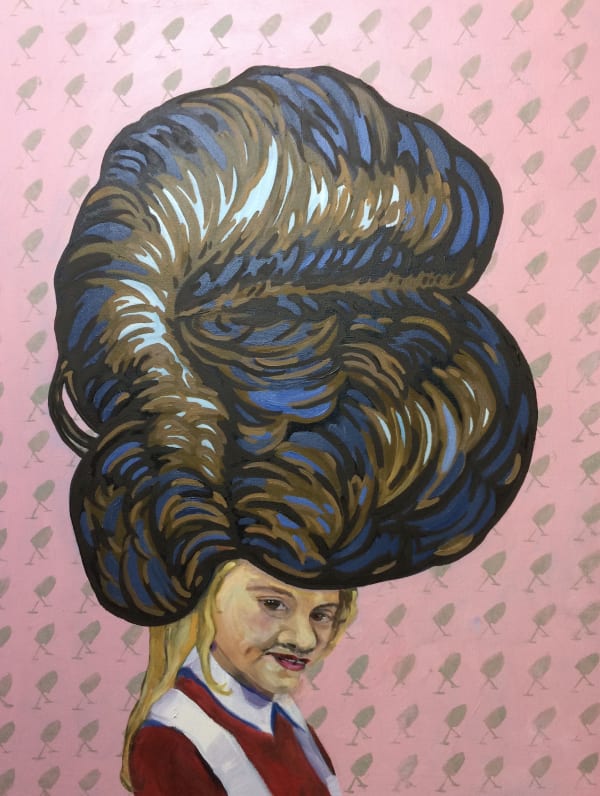 Cynthia Zeman Be A Brunette, 2019 Oil paint 34 x 28 in. $ 500