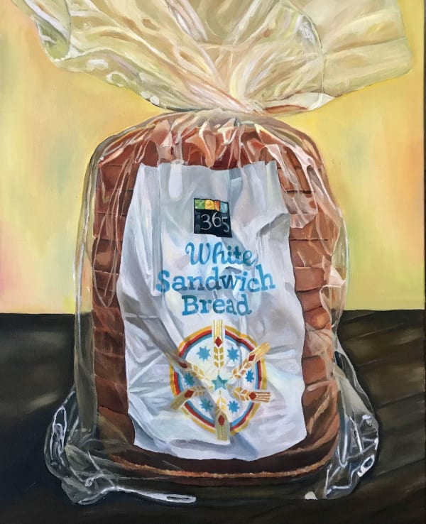 Micaela Nee White Bread, 2019 Oil on canvas 18 x 14 in. SOLD