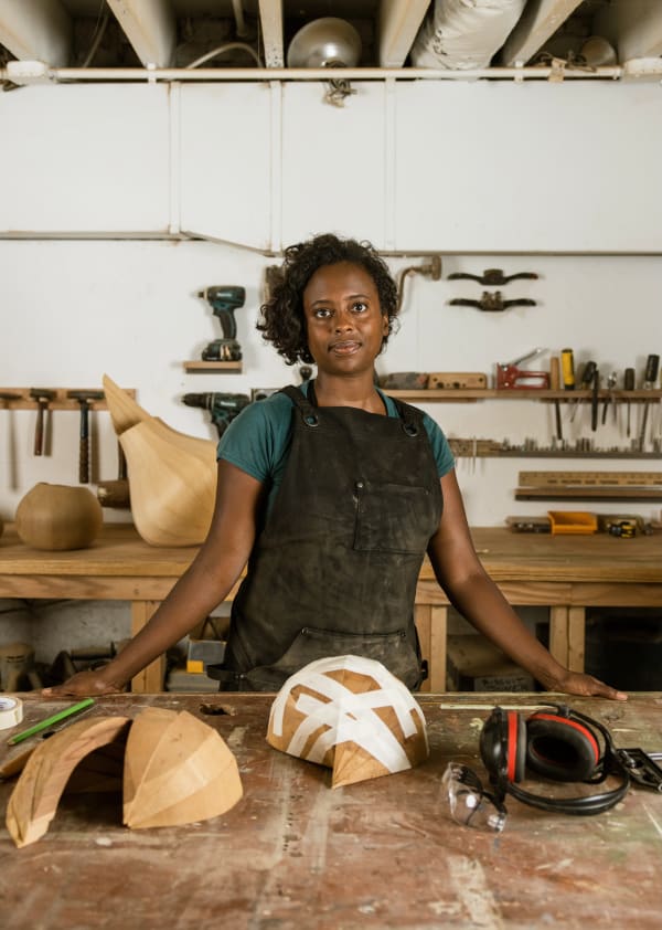 Alison Croney Moses in the Studio Credit Jesika Theos
