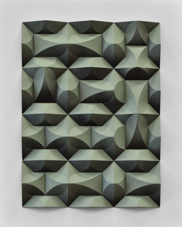 Matthew Shlian, Omoplata 305 (Sage Green), 2024