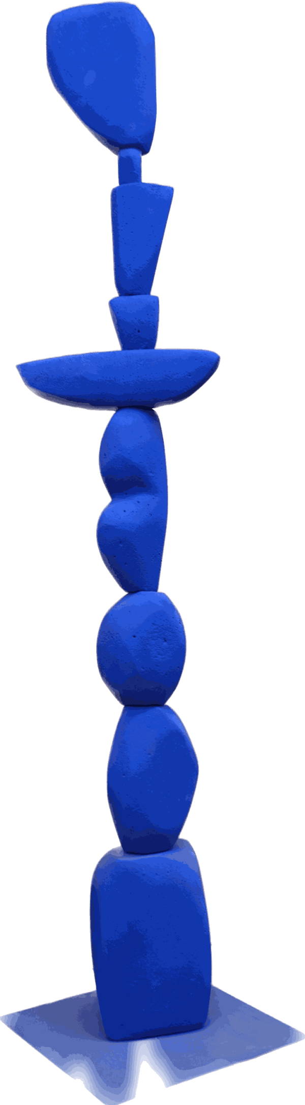 Clementine Maconachie, Grande Yves Klein Blue Totem, 2023