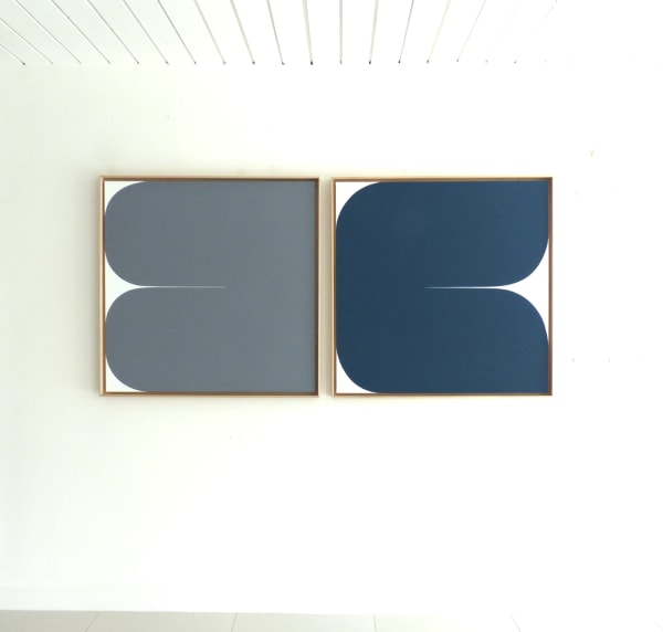 Sara Genn, Ardent Flame (Chandelier and Freedive diptych), 2024