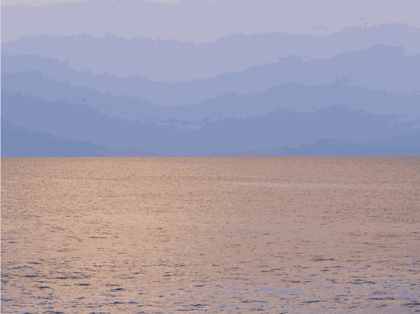 Wendel Wirth, Caribbean Sea Horizon III (from Then The Wind Blew North), 2014