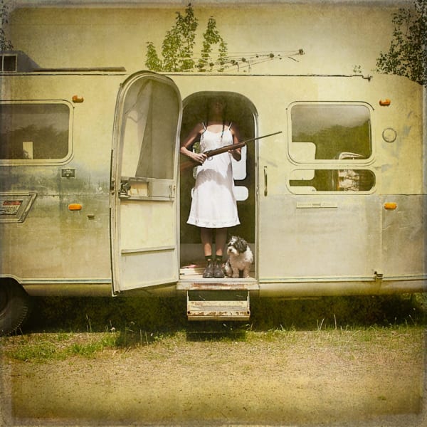Heidi Lender, Untitled, from the series Once Upon (Airstream - head), 2010