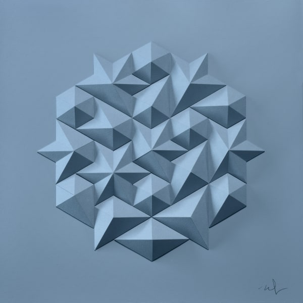 Matthew Shlian, Light Blue , 2024