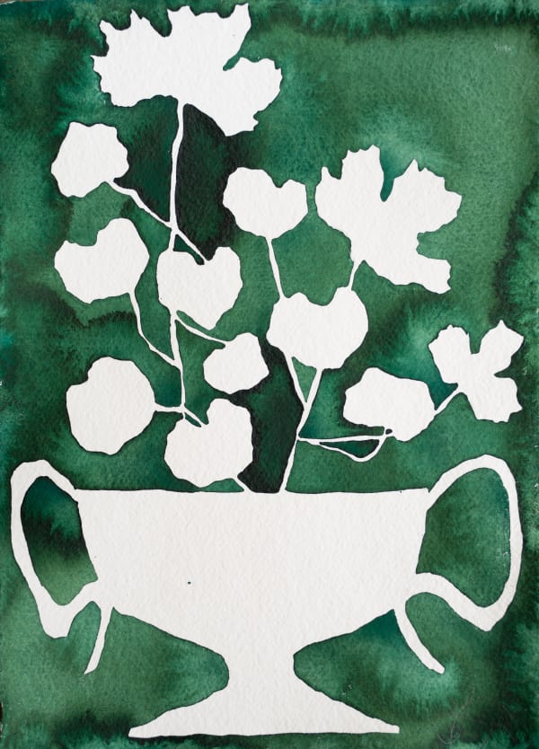 Kate Roebuck, Emerald Handled Vase, 2024