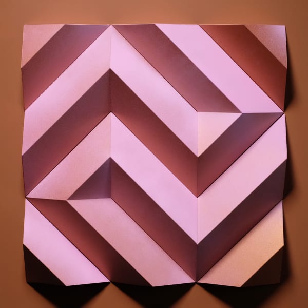 Matthew Shlian, Some Caterpillars Stay Caterpillars 64 (Copper), 2025