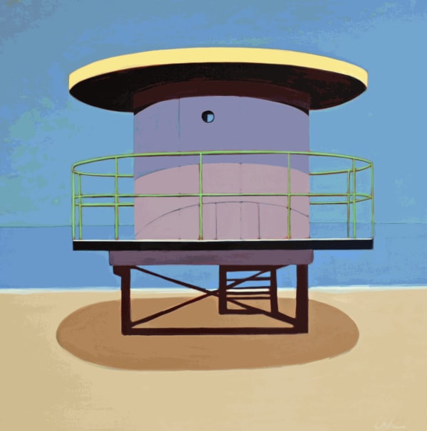 Melissa Chandon, Miami Lifeguard Station in Lavender, 2024