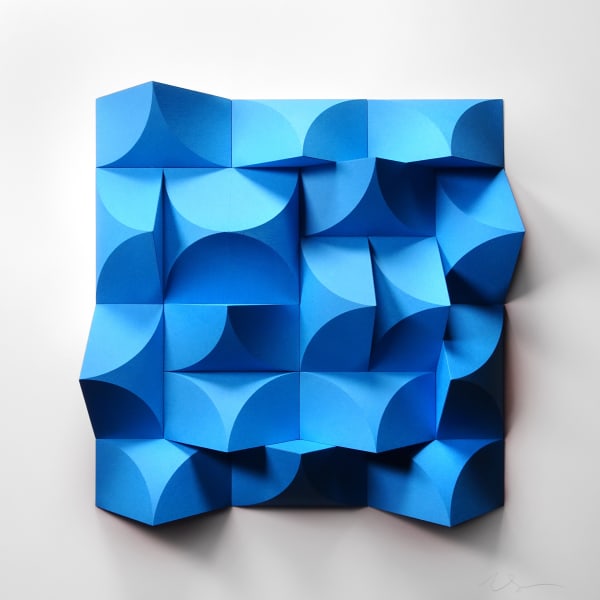 Matthew Shlian, Omoplata 44 (Turquoise), 2020