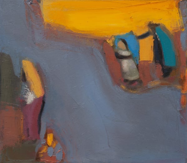 Andrew L. Shea, Children’s Games 2, 2022, Oil on canvas, 14 x 16 inches