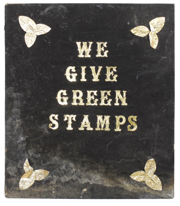 Dorothy Gillespie and Sam Goodman, We Give Green Stamps, 1964