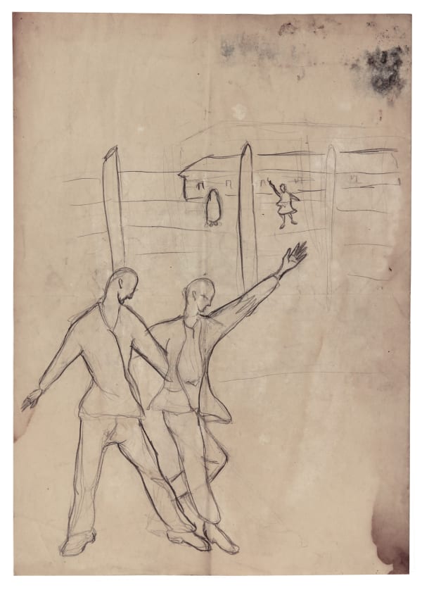 Boris Lurie, Untitled, c. 1946