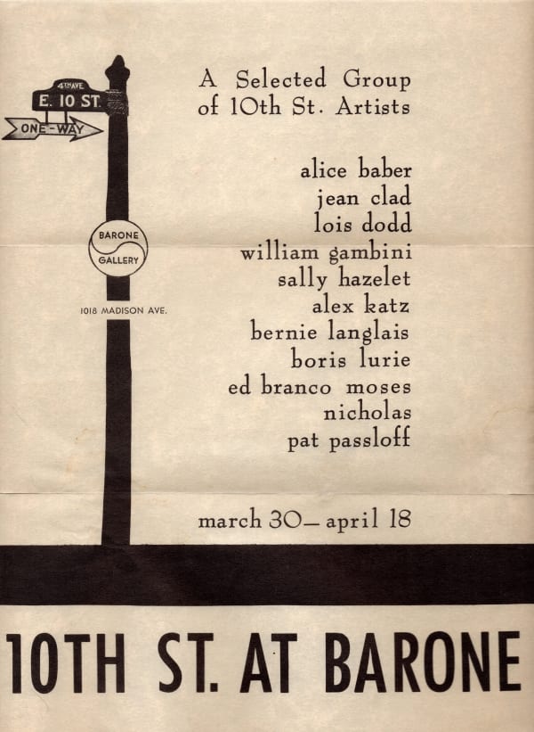 10th St. at Barone Barone Gallery, New York, NY