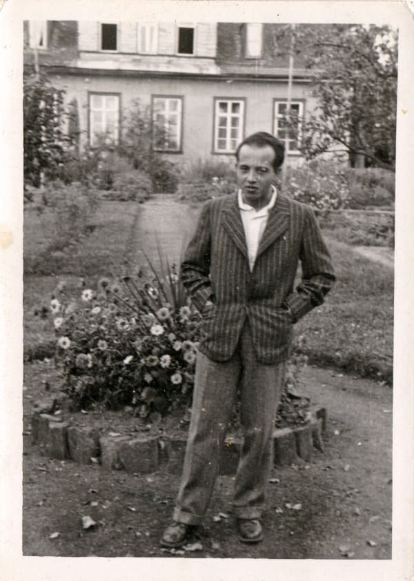 Boris Lurie at Buedigen, Oberhessen, Germany, 1945