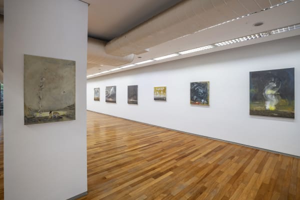 Visão geral da exposição Conselhos de Mateus Moreira. Foto: Daniel Mansur