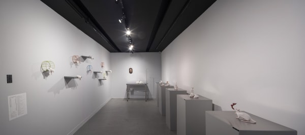 Vista geral exposição Fístula de Iago Gouvêa. Foto: Leo Lara