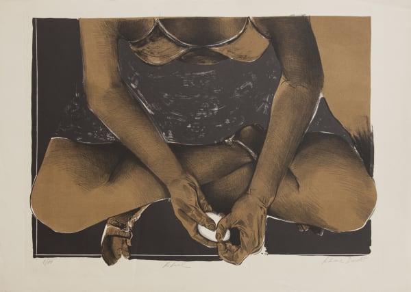 Exposição Mulheres Radicais. O risco do bordado, Liliane Dardot, 1981, litogravura.