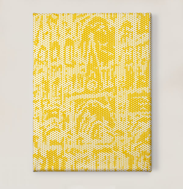 ERIC DOERINGER Roy Lichtenstein (Yellow on White), 2021