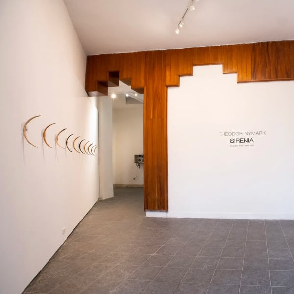 Installation shot from Danish artist Theodor Nymark's exhibition Sirenia shown at Servando Galería de Arte in Havana, Cuba.