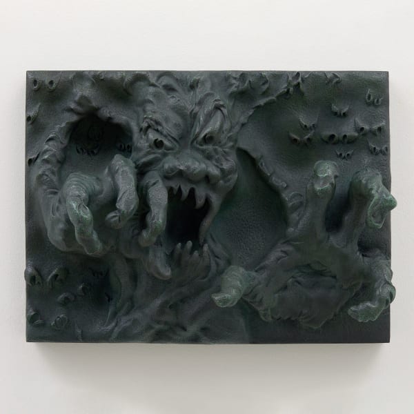 Xavier Robles de Medina, Snow White and the Seven Dwarfs. Directed by David Hand (supervising a team of sequence directors), Walt Disney Productions, 1937, 2023. Patinated bronze relief. 24 × 32 × 10 cm. Photo courtesy of the artist.