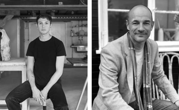 Artist Talk, Davide Hjort Di Fabio and Johan Zimsen Kristiansen, Brigade Gallery, Zoom