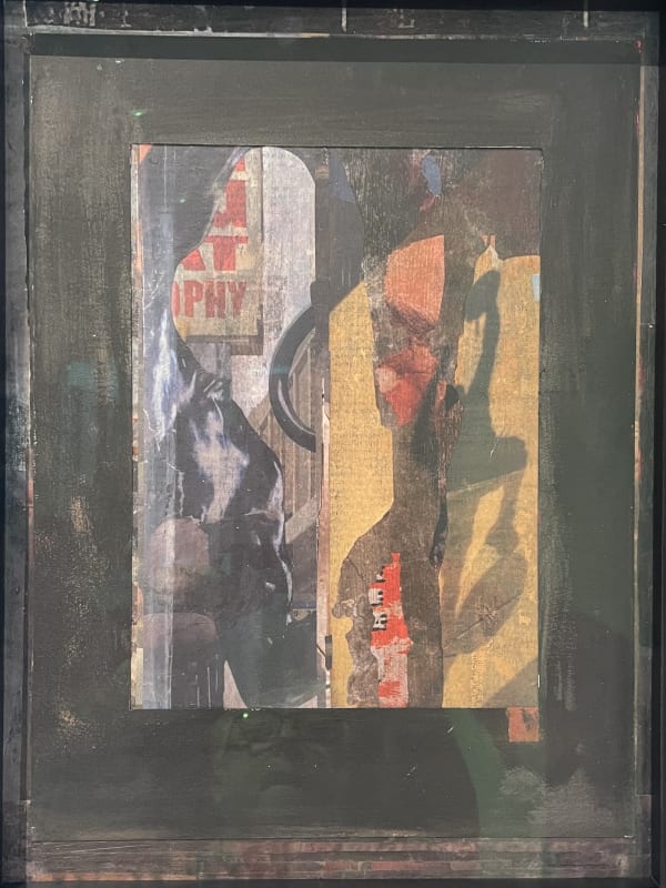 Anna van Oosterom Untitled, 2018 Collage on board Work: 40 x 30 cm Framed 49.5 x 39.5 x 4.5 cm Signed and dated verso