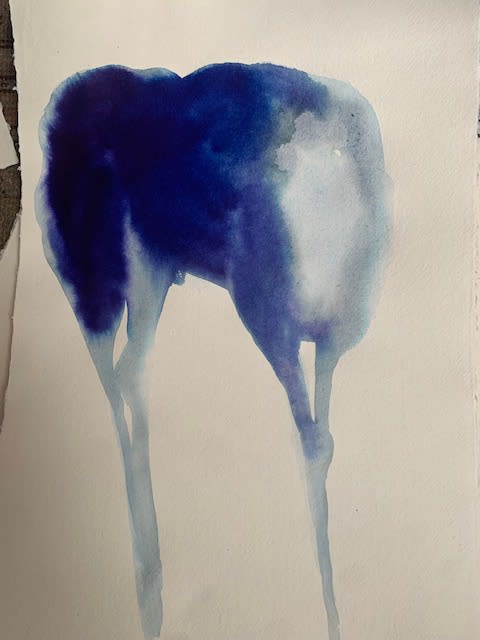 Eugenie Vronskaya, Blue Horse II, 2024