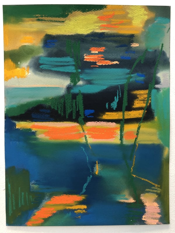 Mark Wright Pastel 6, 2024 Pastel on paper 40 x 30 cm + black frame with low reflective glass