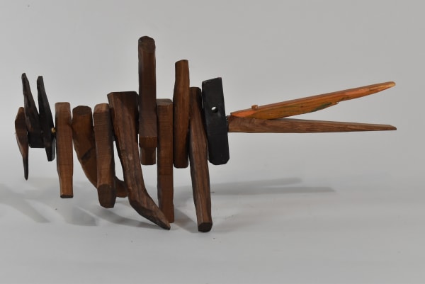 Marie-Thérèse Ross Ends, 2024 Wood 17 x 29 x 22 cm Signed and dated