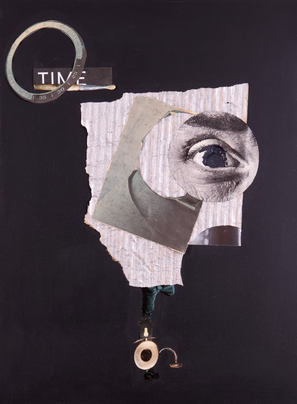 Anna van Oosterom Untitled, 2020 Collage and paint on board 59.5 x 44 cm Signed and dated verso