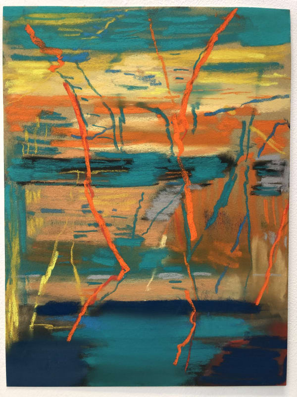 Mark Wright Pastel 4, 2024 Pastel on paper 40 x 30 cm + frame